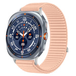 Breathable Nylon Watch Strap with Hook-and-Loop Fastener for Samsung Galaxy Watch Ultra 2