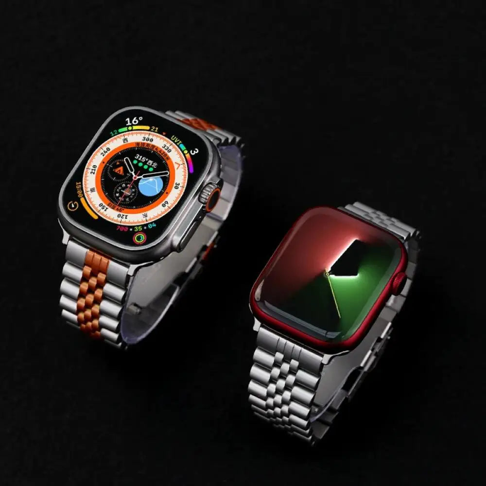 Stainless Steel Quick-Release Link Band for Apple Watch