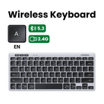 UGREEN 78-Key Bluetooth and 2.4G Wireless Keyboard