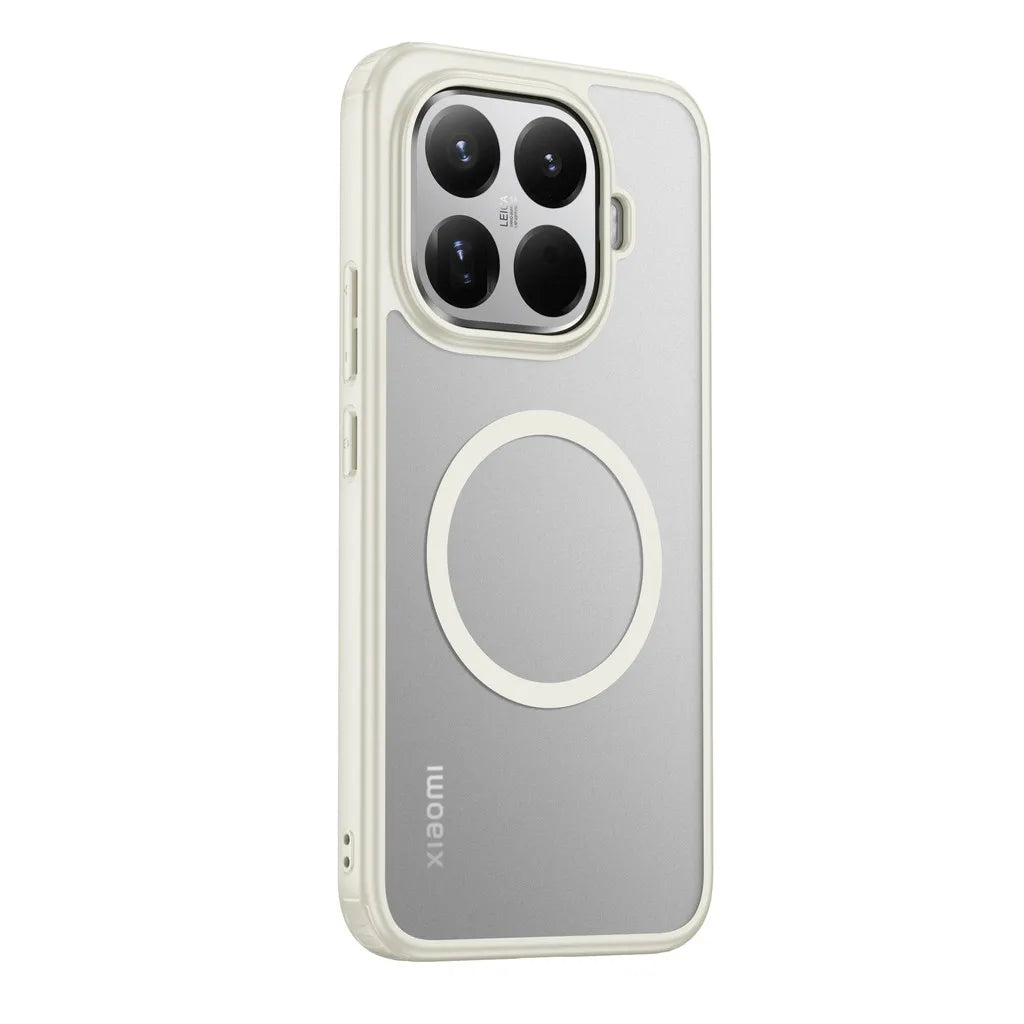 Matte Translucent Shockproof Magnetic Case for Xiaomi 15T / 15T Pro