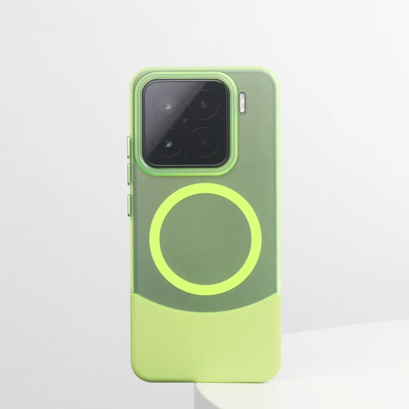 Fluorescent Green Slim Matte Magnetic Case for Xiaomi 15 Series