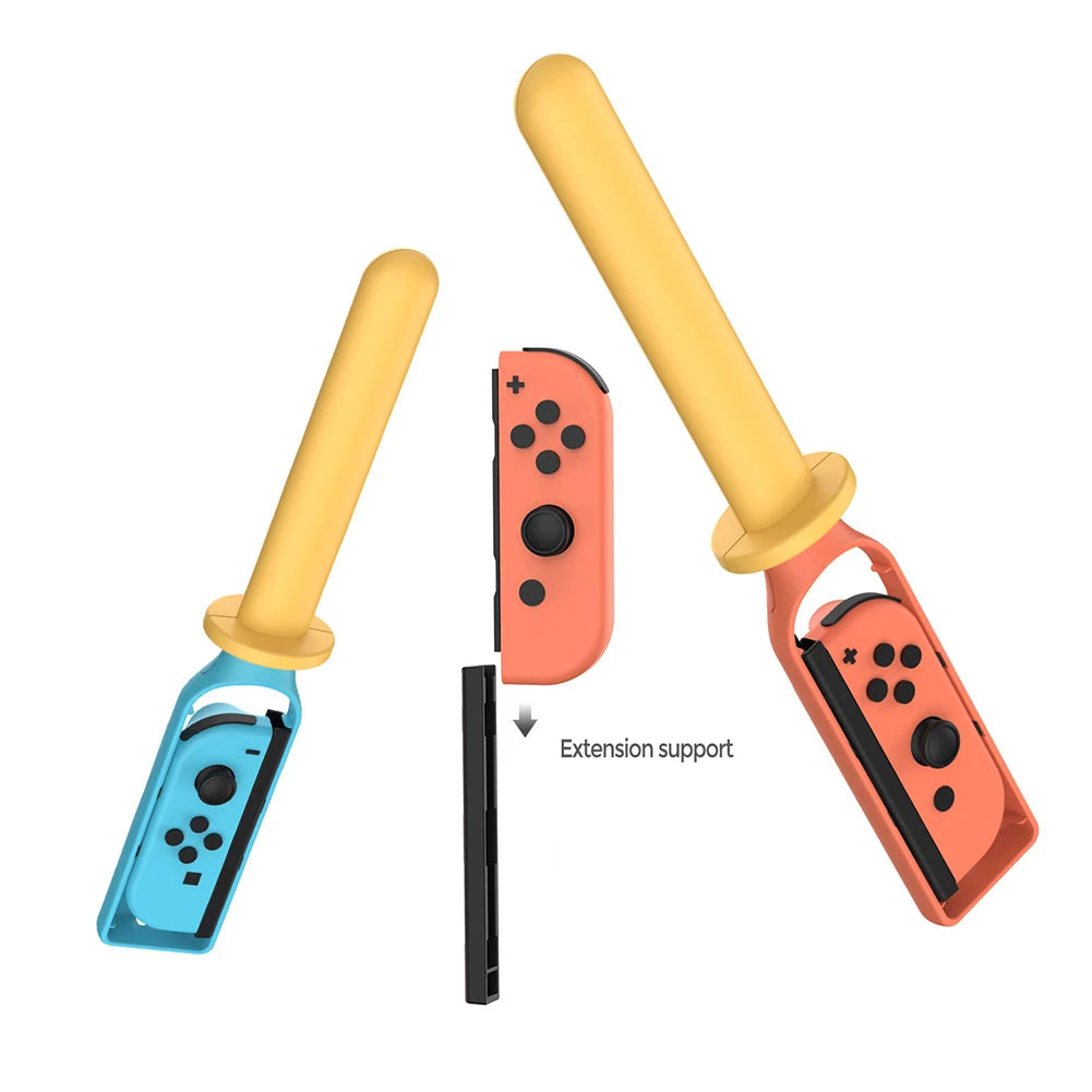 2-Pack Fencing Game Sword Accessories for Nintendo Switch 2 Joy-Con Controller 