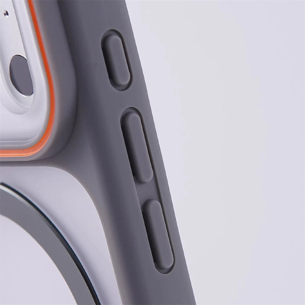 Shockproof Translucent MagSafe Kickstand Case with Raised Camera Ring for iPhone 18 Series