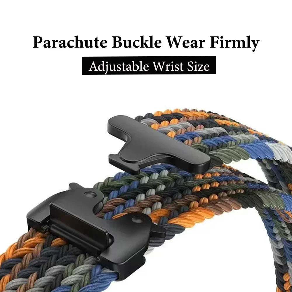 Braided Nylon Parachute Buckle Watch Strap for Samsung Galaxy Watch 9