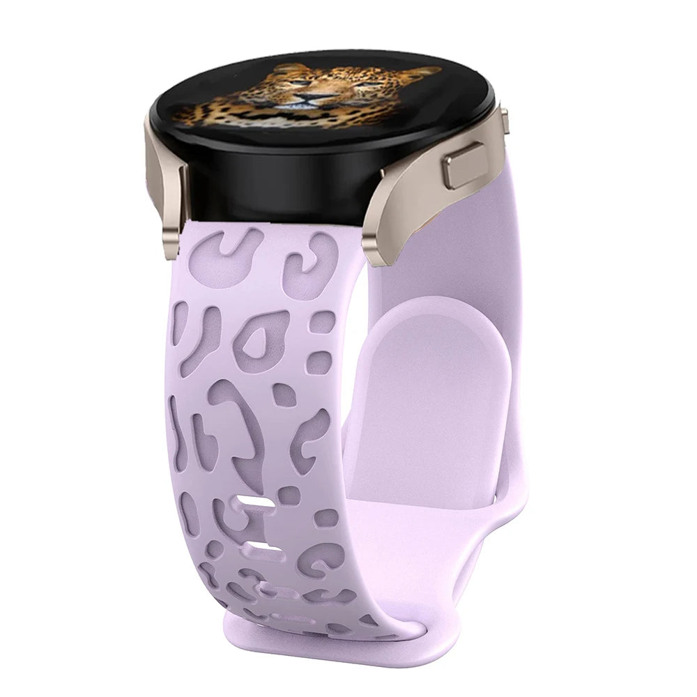Engraved Silicone Strap for Samsung Galaxy Watch 6 & Galaxy Watch 6 Classic