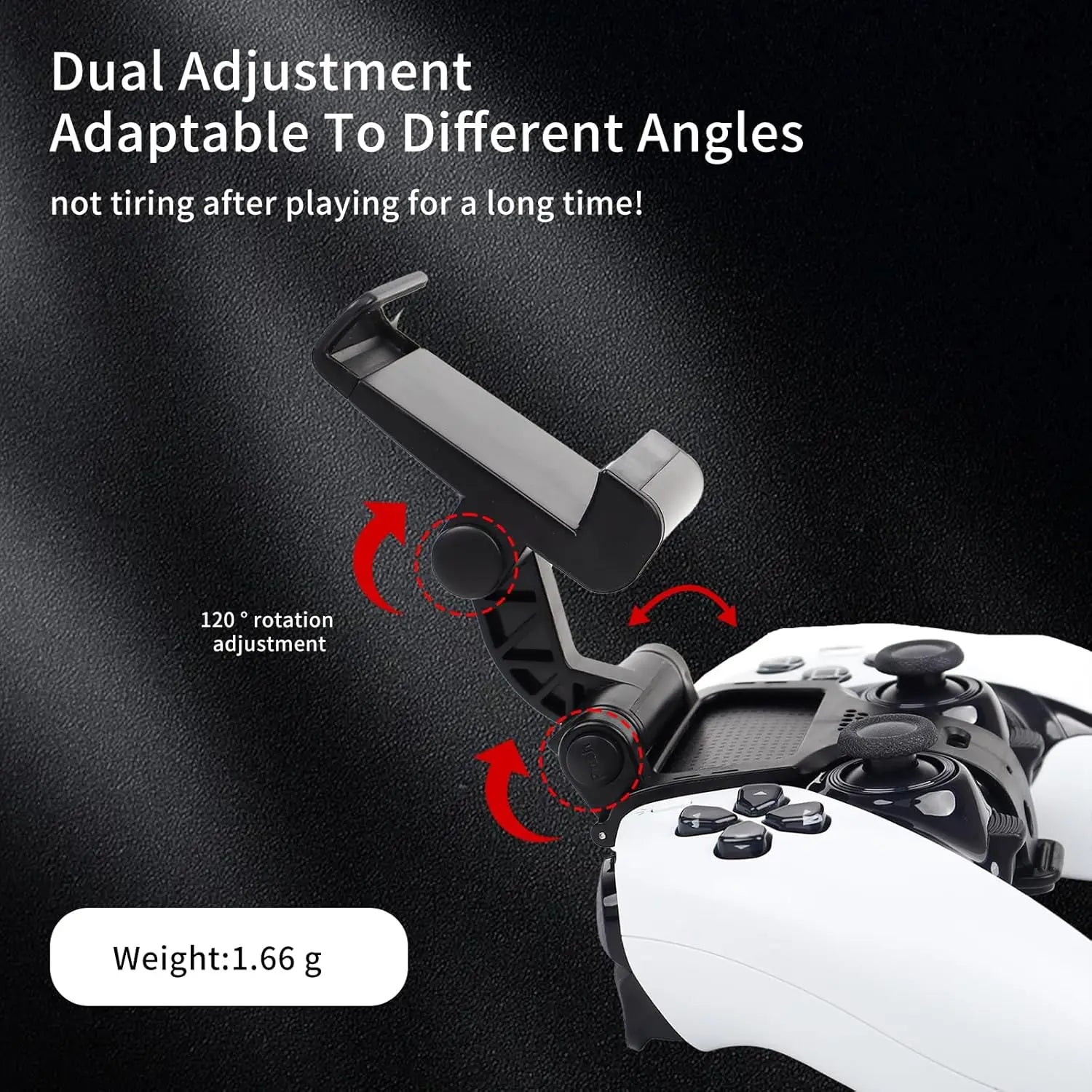 Adjustable Mobile Clip Stand for PlayStation DualSense Edge