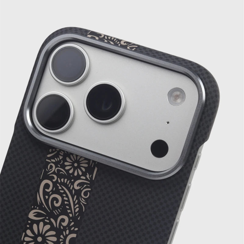 Carbon Fiber Textured Hard Shell MagSafe Case  for iPhone 18 Series