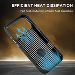 Premium Cooling MagSafe Case with 360° Rotating Metal Ring Holder for iPhone 17 Series