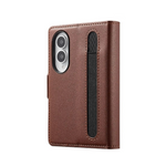 Genuine Leather Hinge Protection Wallet Case with Magnetic S Pen Slot for Samsung Galaxy Z Fold 8