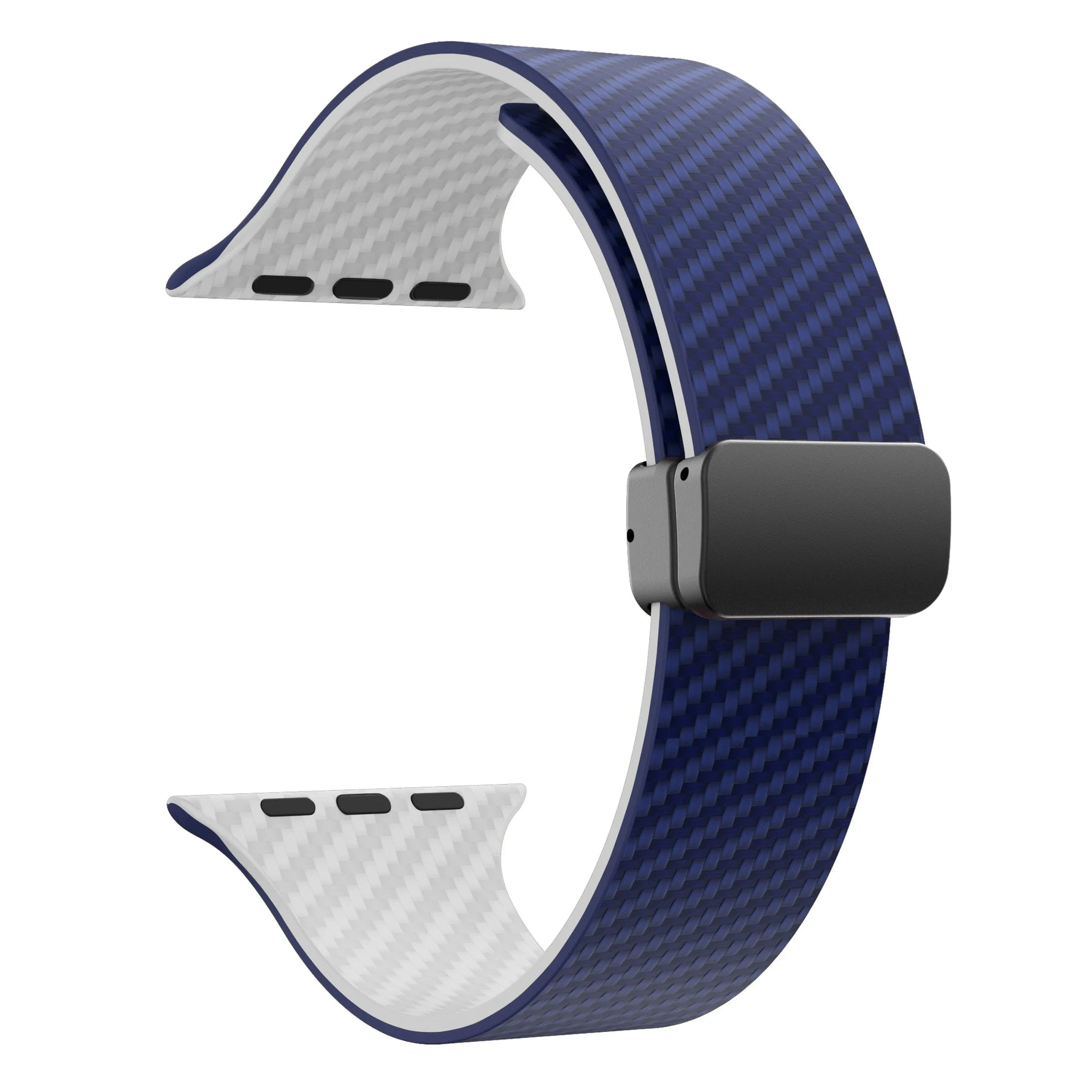 Carbon Fiber Pattern Magnetic Strap for Apple Watch
