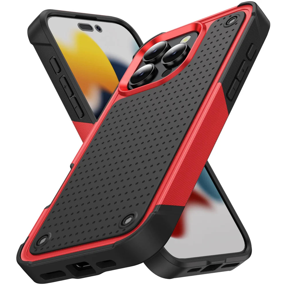 Heavy Duty Protective Armor Case for iPhone 16 Series
