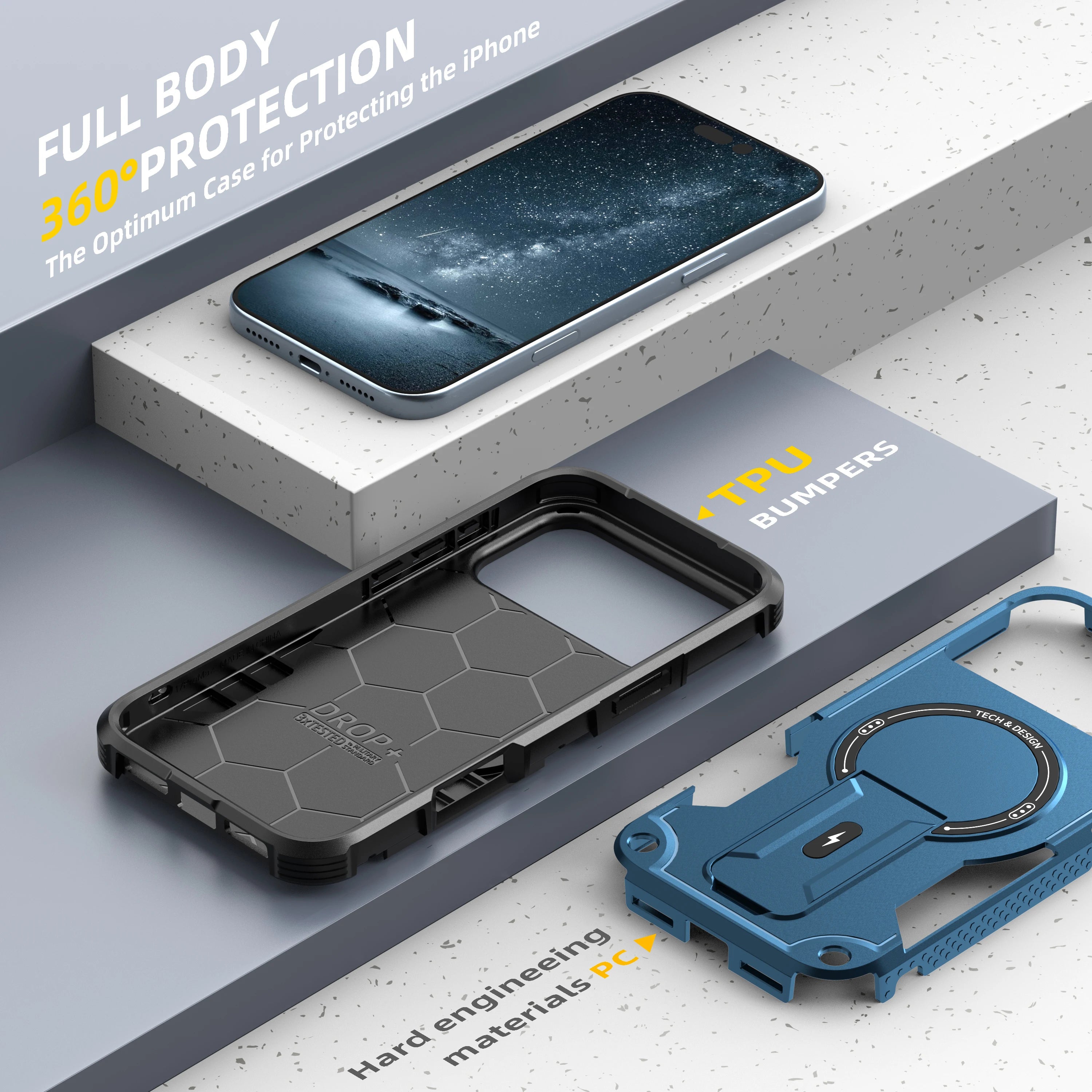 iPhone 17 Series Protective MagSafe Case with Kickstand