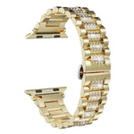 Two-Tone Crystal Link Bracelet Band for Apple Watch