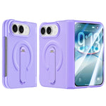Wireless Charging Folio Case with Integrated Kickstand for iPhone Duo