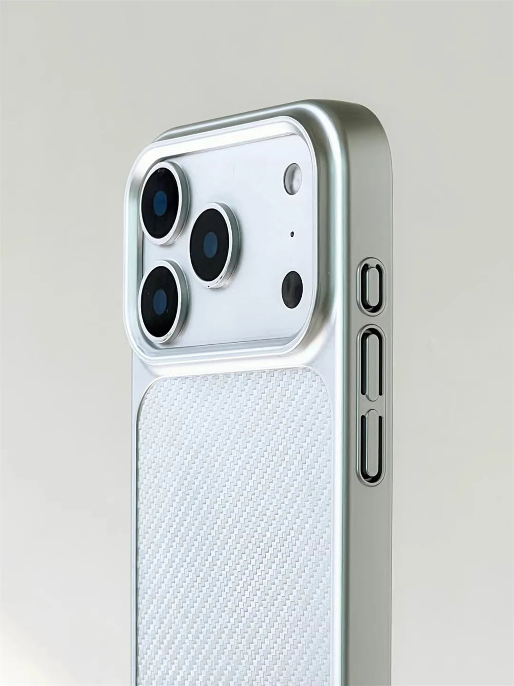 Carbon Fiber Pattern Hard PC MagSafe Case for iPhone 17 Series