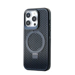 Honeycomb Cooling Magnetic Stand Phone Case for iPhone 14 Series