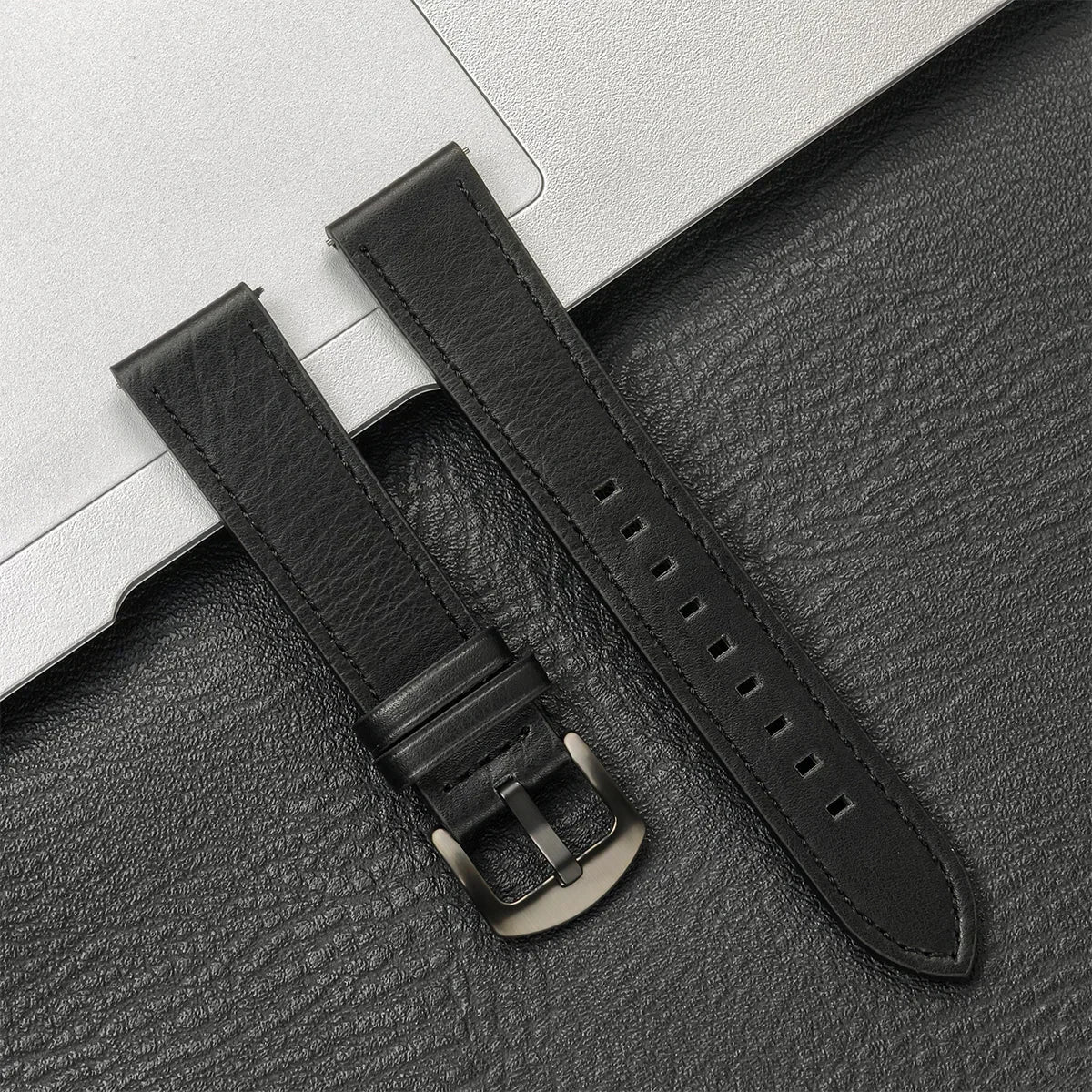 Premium Leather Watch Band Compatible With Galaxy Watch 6 & Galaxy Watch 6 Classic
