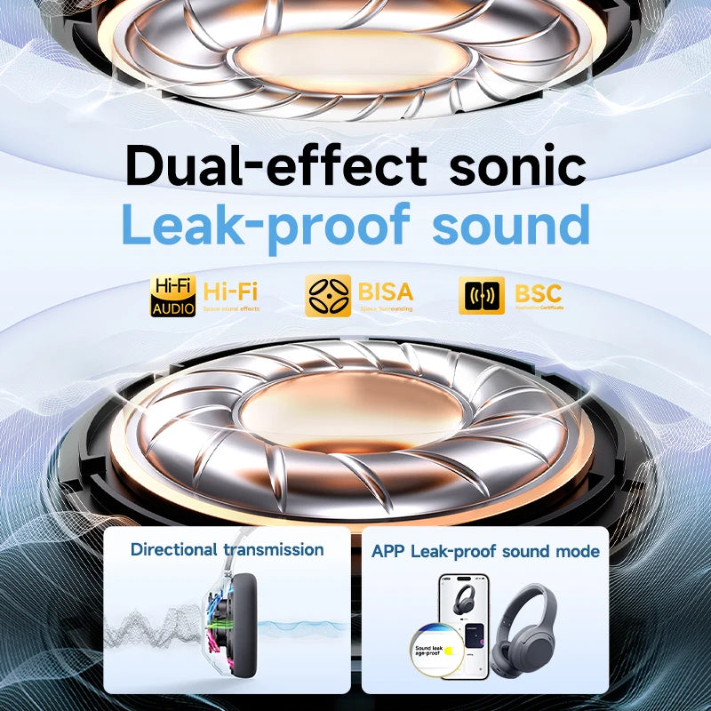 Picun F1 Bluetooth 5.4 Over-Ear Headphones