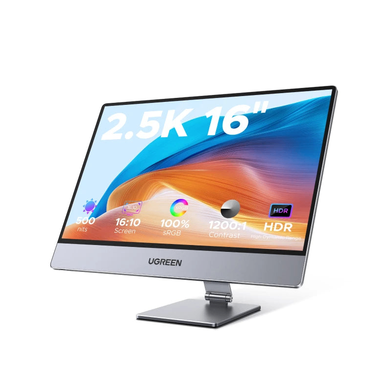 UGREEN 16-inch 2.5K QHD Portable Monitor with Magnetic Stand