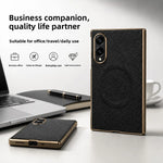 Lychee Grain Leather Magnetic Case for Samsung Galaxy Z Fold 8