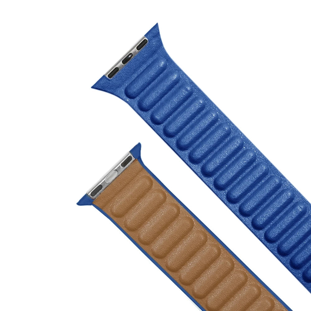Magnetic Leather Link Band for Apple Watch