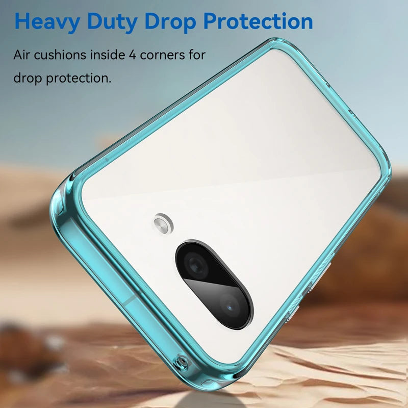 Transparent Hard PC + TPU Bumper Case for Google Pixel 9a