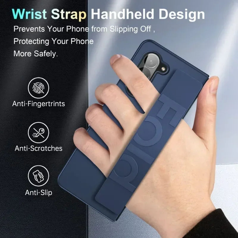Samsung Galaxy Z Fold7 Soft Silicone Case with Wristband