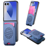 Samsung Galaxy Z Flip 7 Cowboy Style Magnetic Wallet Case with Detachable Bag