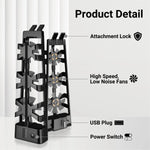 Cooling Fan with LED Light for PlayStation 5 Console (Disc and Digital Editions)