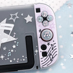 Glitter Thumb Stick Grip Caps and Button Stickers for Nintendo Switch 2