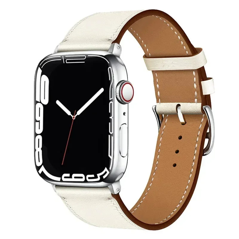 Classic Leather Replacement Strap for Apple Watch