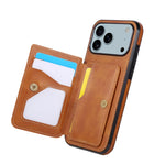 RFID Blocking Magnetic Leather Wallet Phone Case for iPhone 17 Series