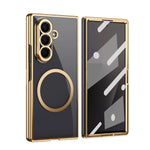 Samsung Galaxy Z Fold 7 Magnetic PC Case with Tempered Glass Film