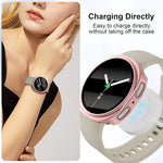 Shockproof PC Case with Tempered Glass Screen Protector for Samsung Galaxy Watch 8