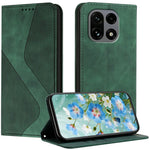 OnePlus 15 Magnetic Flip Wallet Case with Leather Texture