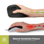 Delux M618 Mini Ergonomic Wireless Vertical Mouse