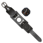Genuine Leather Watch Band with Metal Buckle for Samsung Galaxy Watch 9