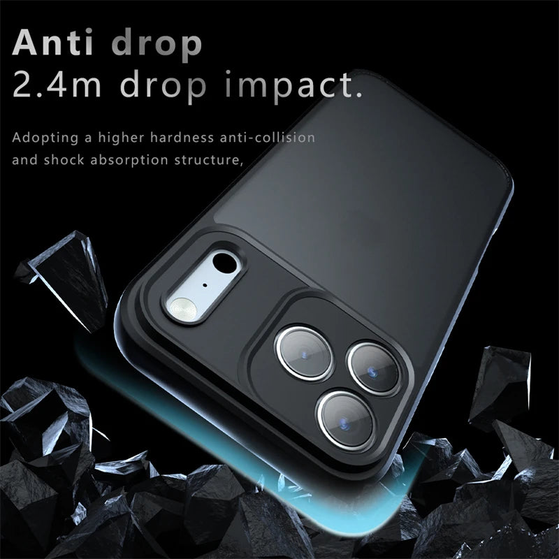 iPhone 17 Series Translucent Frosted Silicone TPU Case