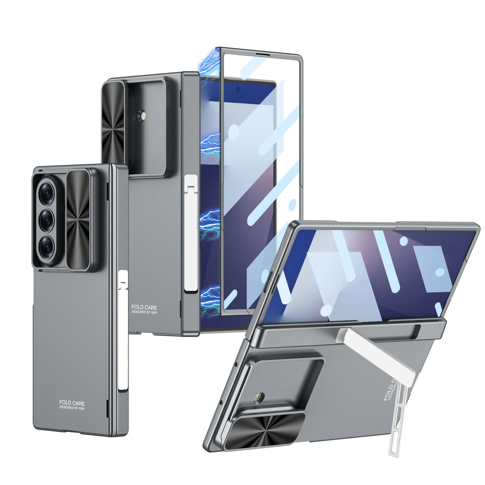 Samsung Galaxy Z Fold 7 Rugged Protective Cover with Slide Camera Shield