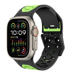 Breathable Two-Color Replacement Strap for Apple Watch