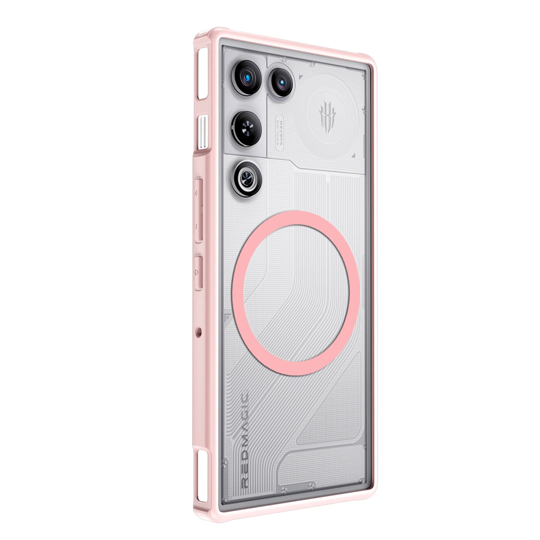 Semi-Transparent Magnetic Case for ZTE Nubia Red Magic 11 Air