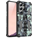 Camouflage Military Armor Case with Kickstand for Samsung Galaxy S26 Series