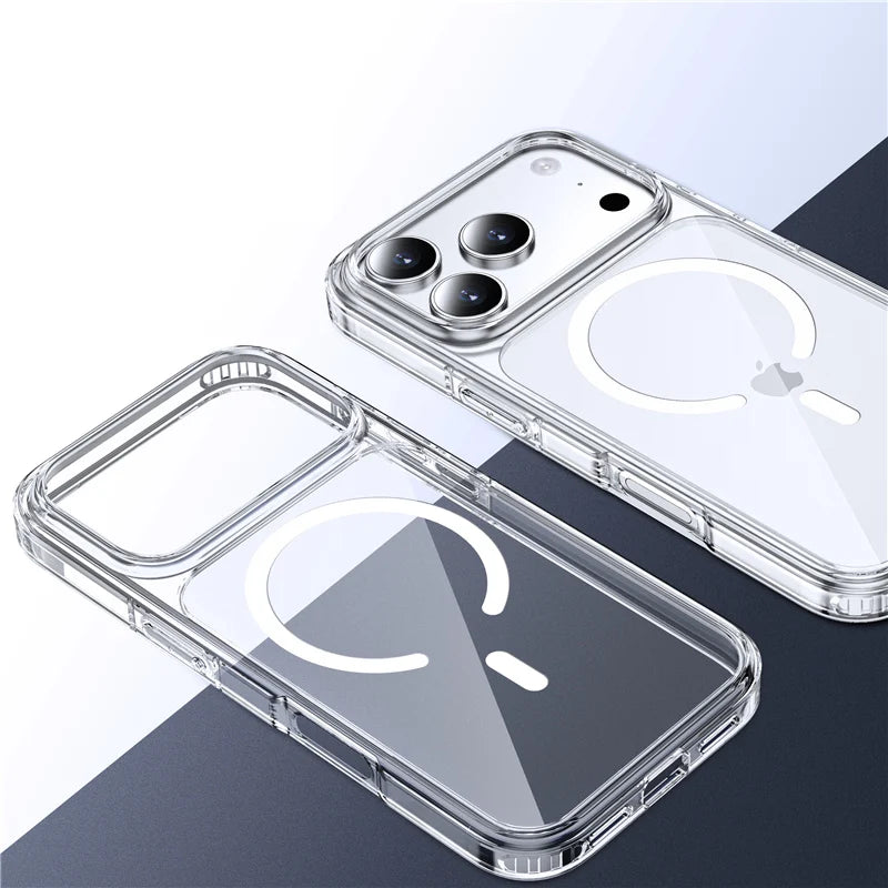 Slim Hard PC Clear MagSafe Case for iPhone 17 Series