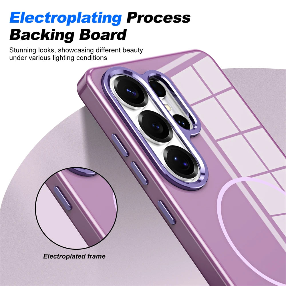 Shockproof Hard PC Magnetic Case for Samsung Galaxy S26 Series