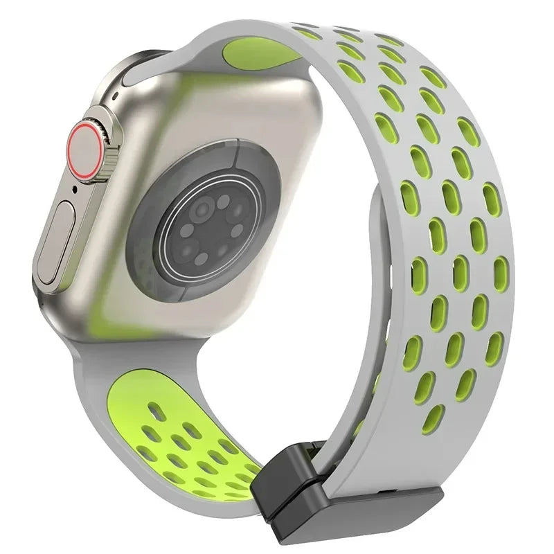 Flexible Silicone Magnetic Strap for Apple Watch