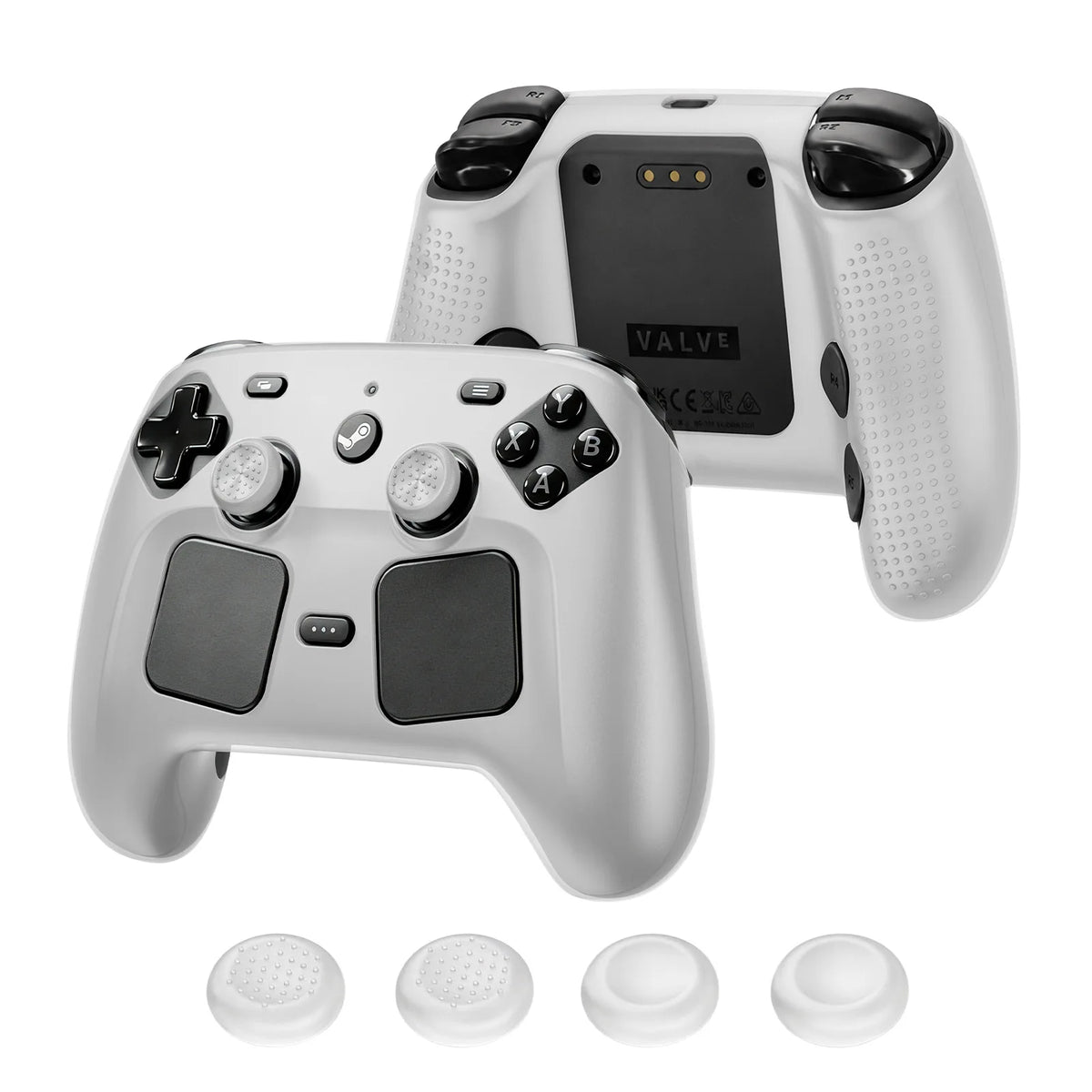 Silicone Controller Cover with Thumb Grips for Steam Controller 2