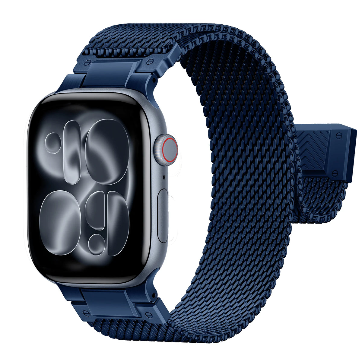 Stainless Steel Mesh Band with Magnetic Buckle for Apple Watch