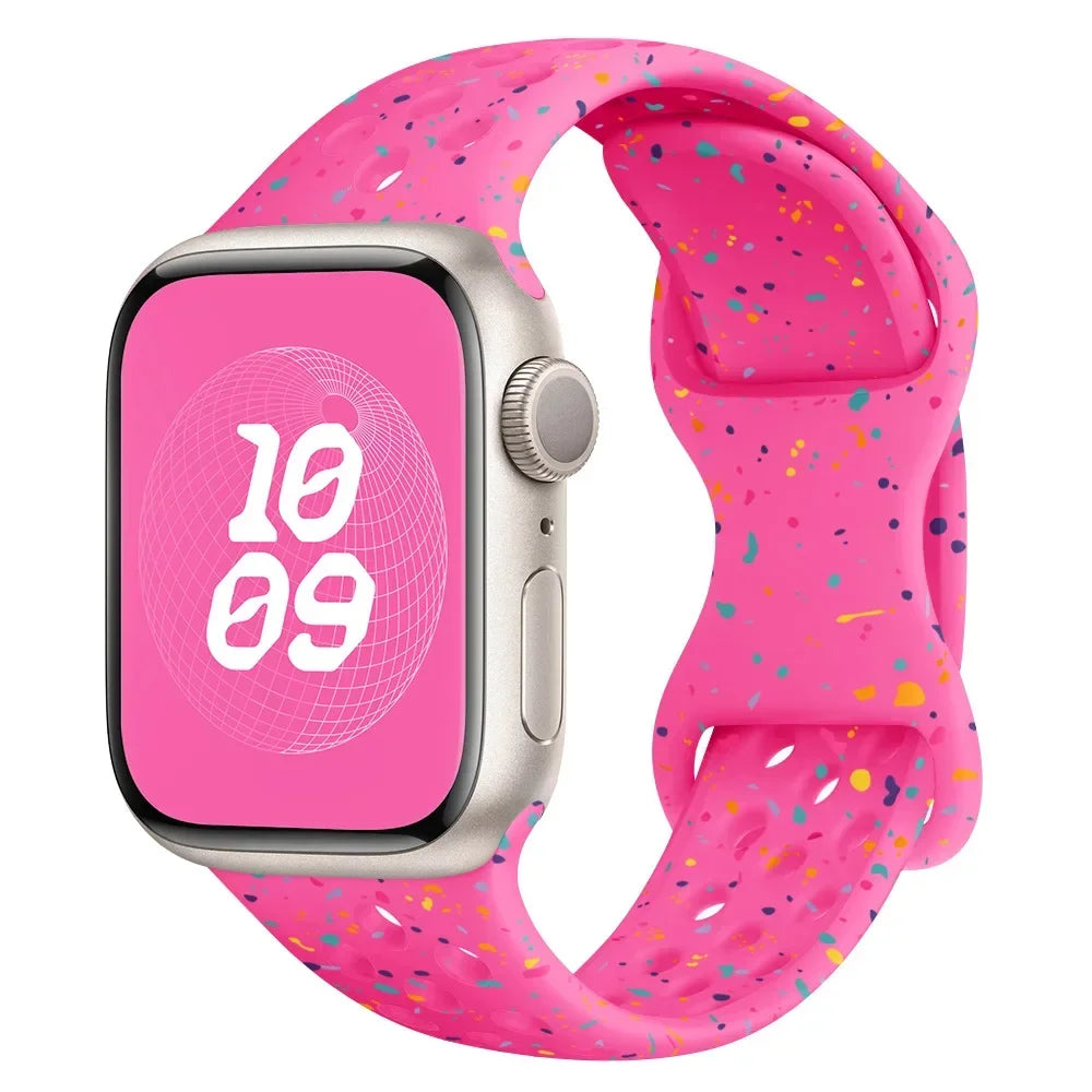 Flexible Silicone Sports Strap for Apple Watch