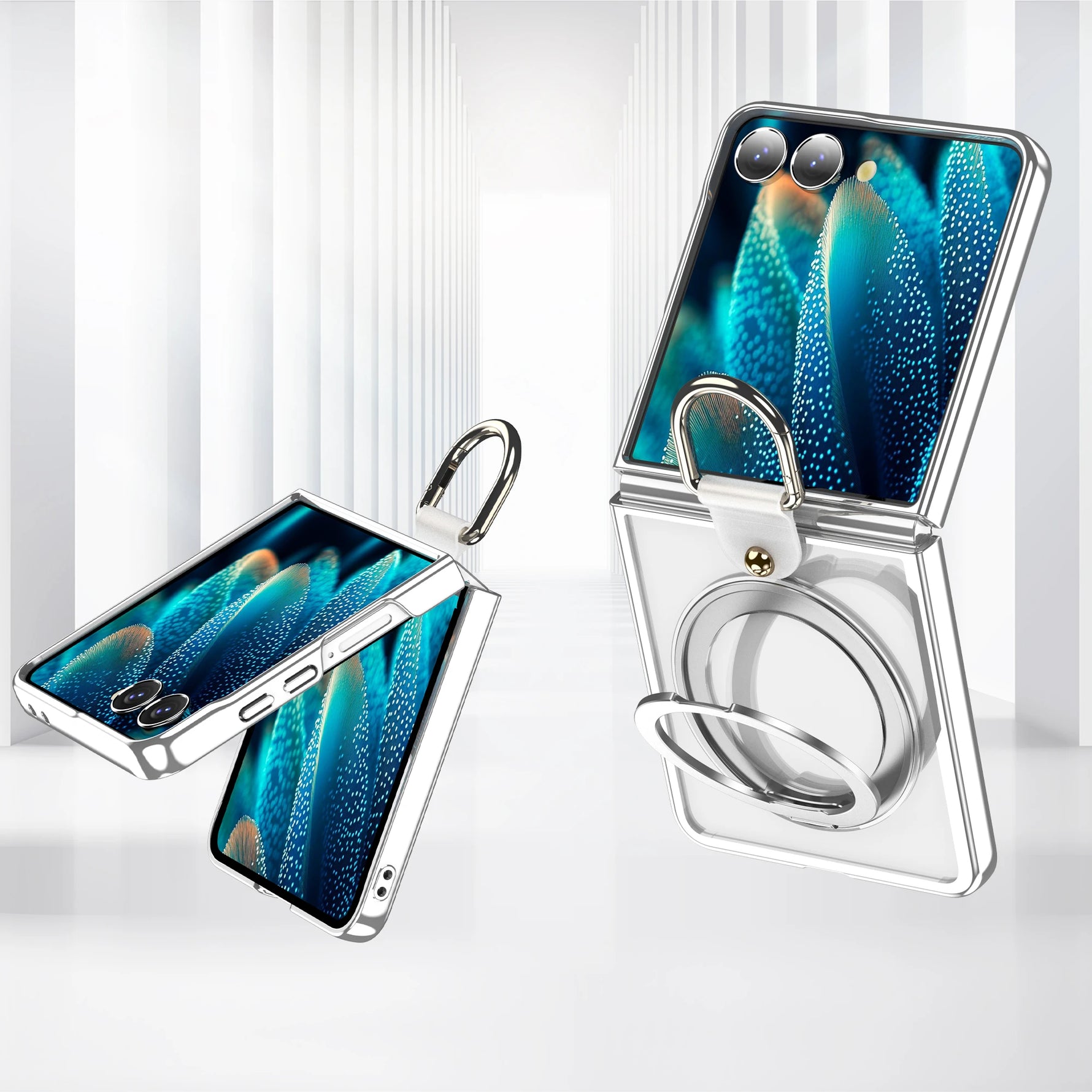 Slim Magnetic Case with Kickstand for Samsung Galaxy Z Flip 7