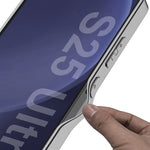 Premium Moose Pattern Leather Case with Soft Edge for Samsung Galaxy S25 Ultra